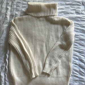 Ivory Turtleneck Sweater